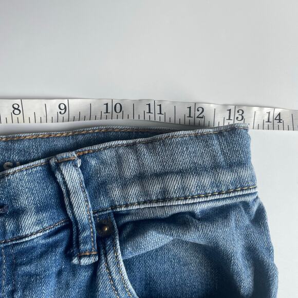 Gap Kids Distressed Slim Taper Jeans Girls Size 14 Denim Blue Jeans - Picture 8 of 10